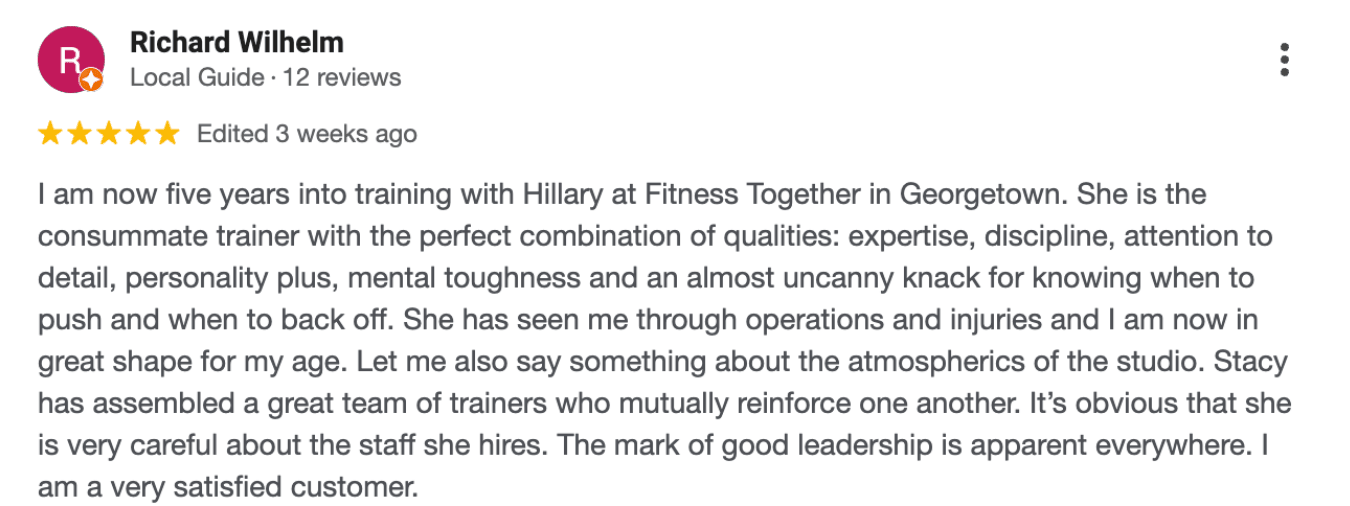 Richard Wilhelm gave five star review